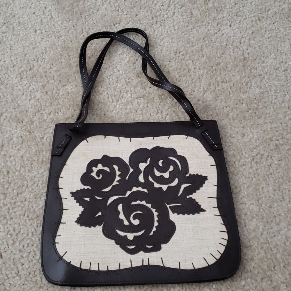 BCBG Leather Shoulder Bag
